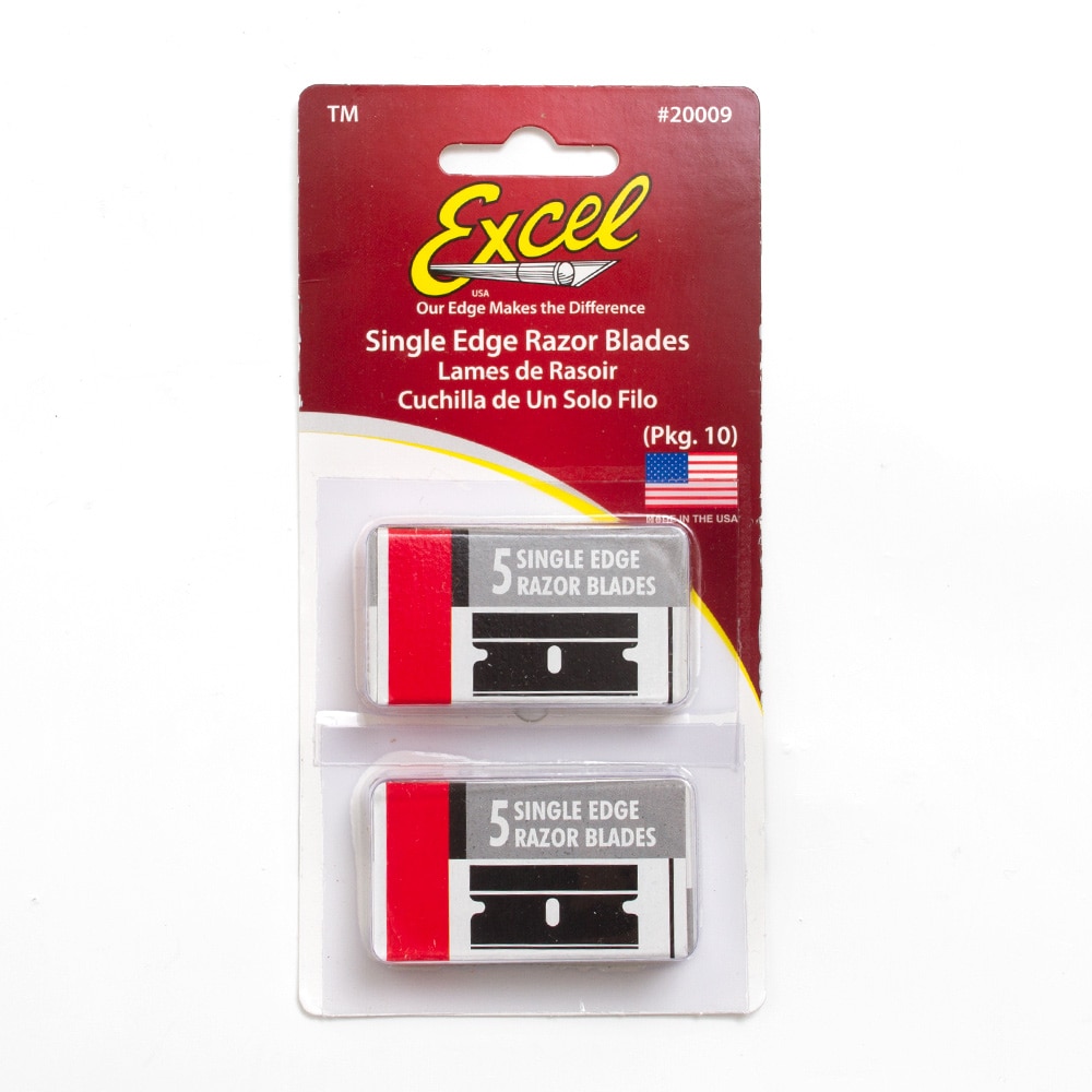 Excel, Single Edge, Razor Blades, 10 Pack